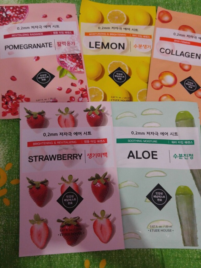 MASK-SHEETS FROM ETUDE HOUSE